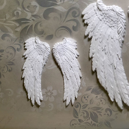 ON-0016 Small Pair plus 1 small heart (120mm x 45mm per wing) ©