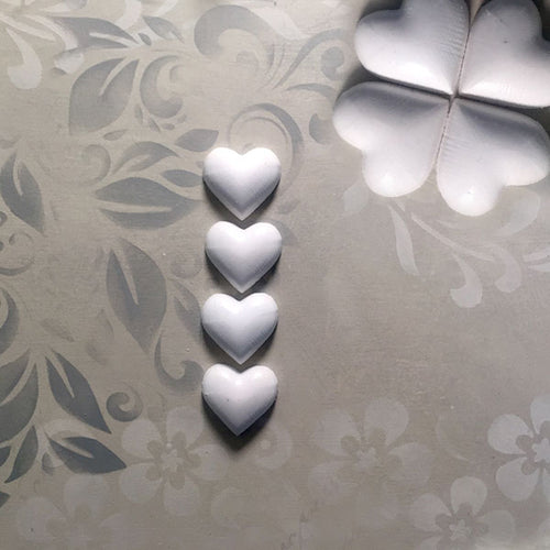 ON-0035 Set of 4 Hearts (30mm x 30mm) ©